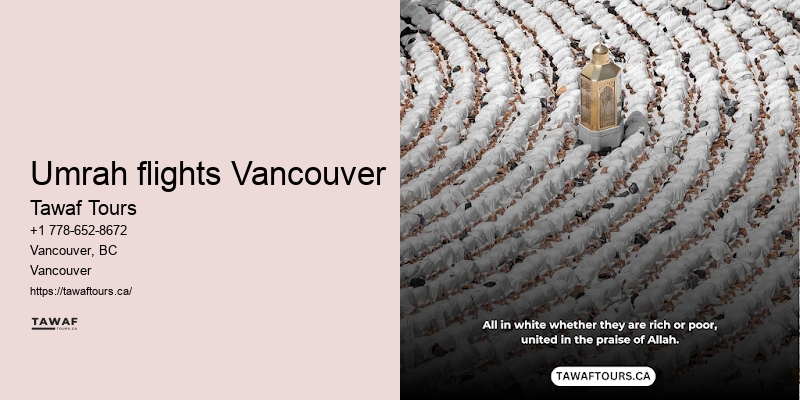 Umrah Packages Including Flights Vancouver