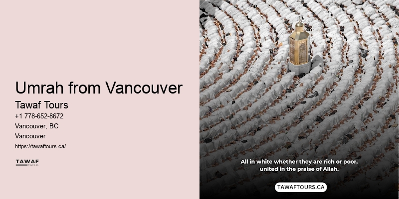 Vancouver Umrah tours specials