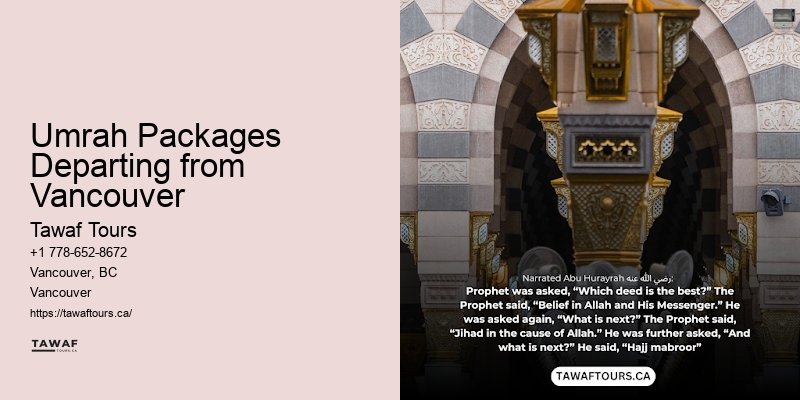 Umrah Vancouver Special Offers