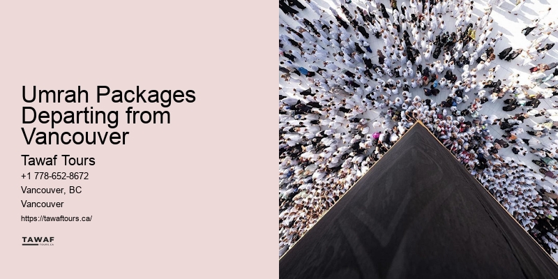 Vancouver Umrah flights specials to Mecca