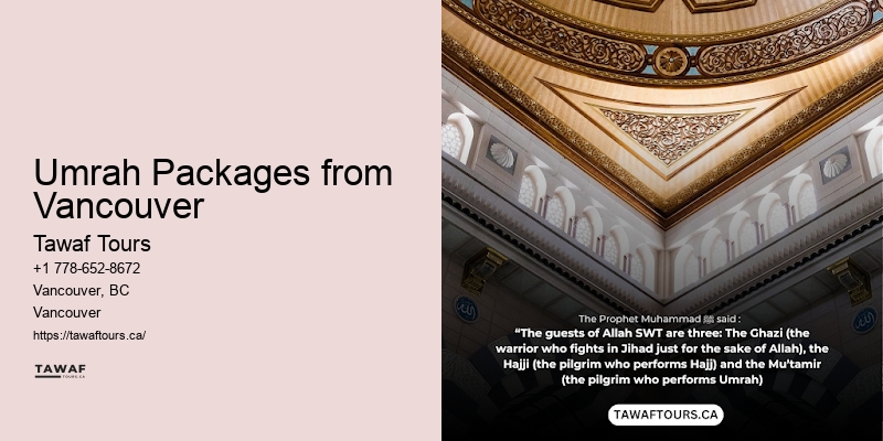 Vancouver Umrah Travel Assistance