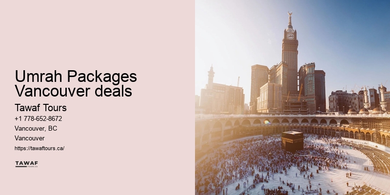 Umrah Packages with Excursions Vancouver