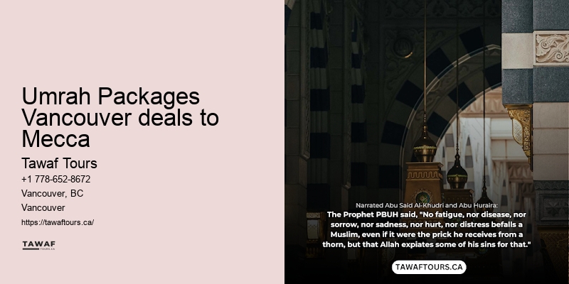 Umrah Packages Including 5-star Accommodation Vancouver