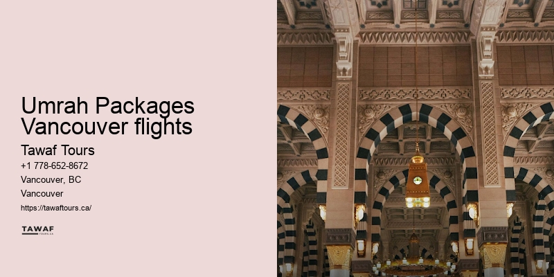 Umrah Tours from Vancouver specials to Mecca