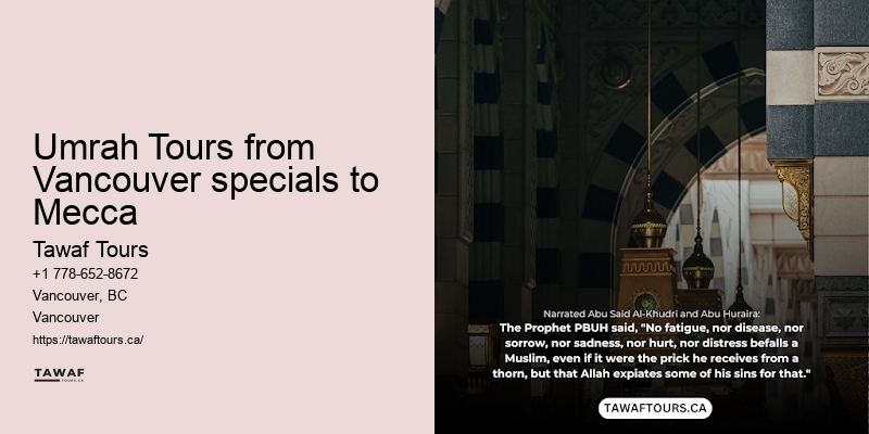 Vancouver Umrah specials