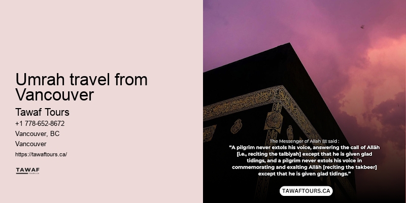 Umrah Packages Including Wellness Retreats Vancouver