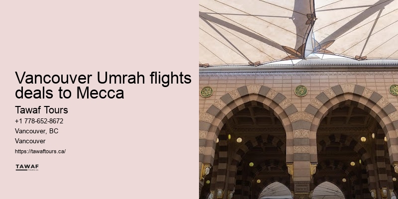 Umrah Packages Vancouver Departure Dates