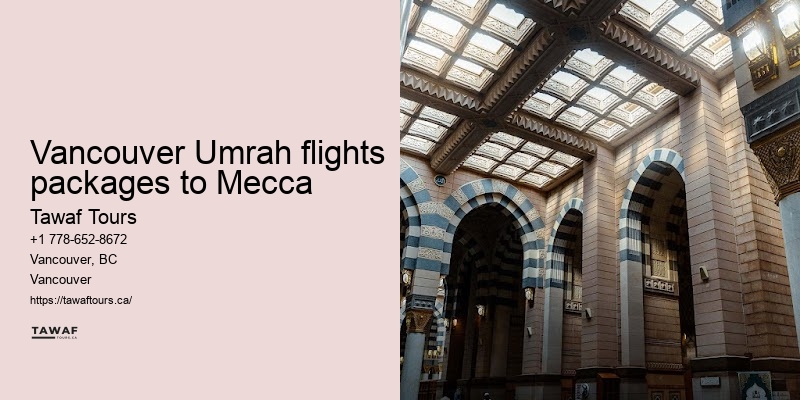 Umrah travel Vancouver to Mecca