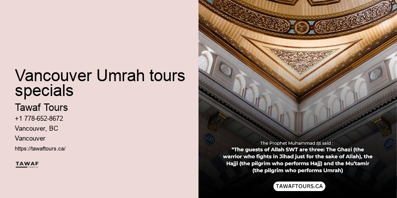 Vancouver Umrah group holiday packages