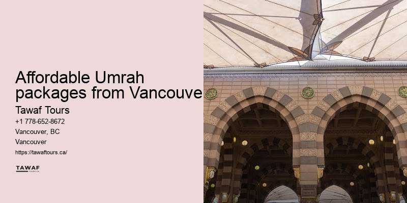 Umrah package deals from Vancouver