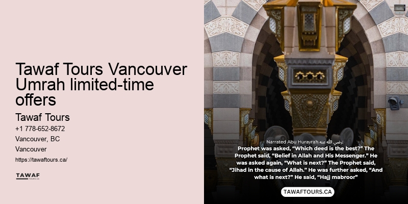 Vancouver Umrah travel destination tips and advice