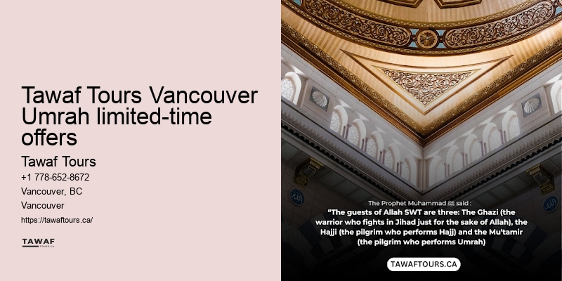 Umrah travel specialist Vancouver