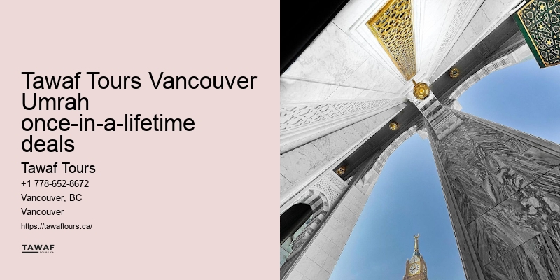 Vancouver Umrah travel package booking services