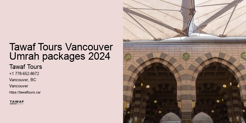 Vancouver Umrah travel package booking services
