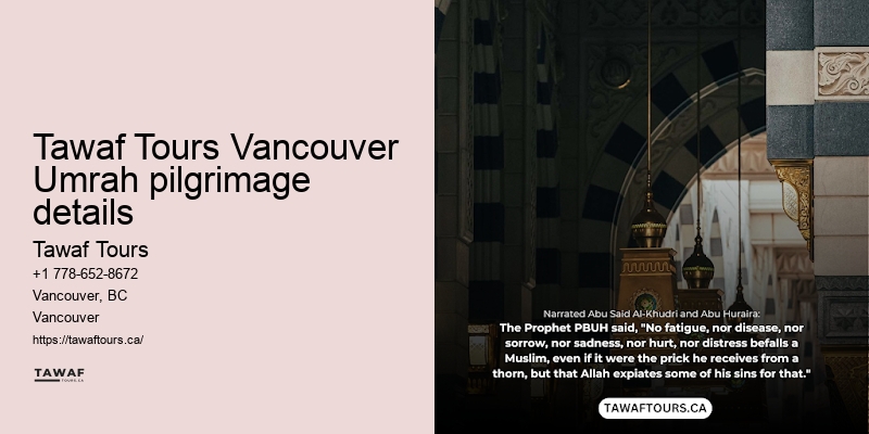 Vancouver Umrah travel agency deals