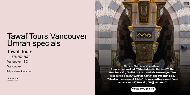 Cheap Umrah packages from Vancouver