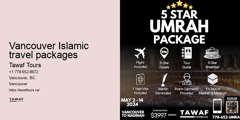Vancouver Umrah travel destination suggestions