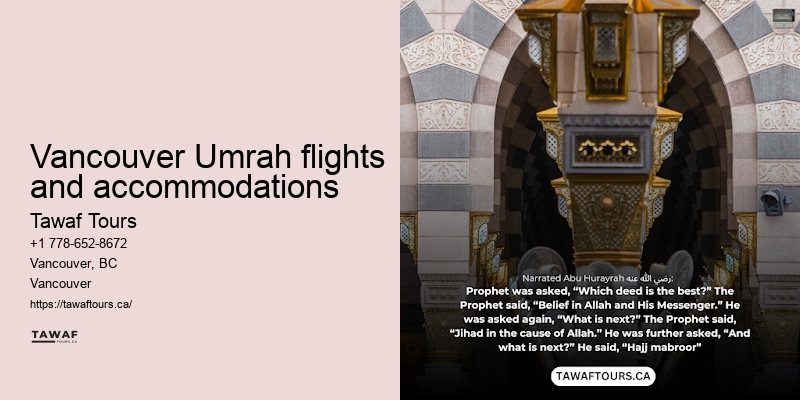 Vancouver Umrah pilgrimage organizers