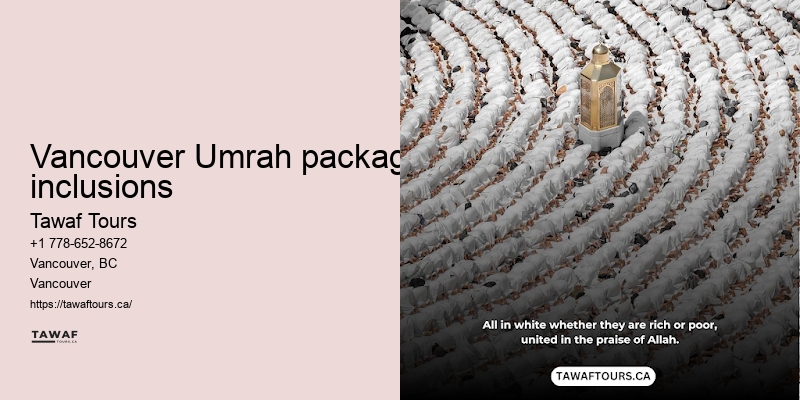 Vancouver Umrah tour packages