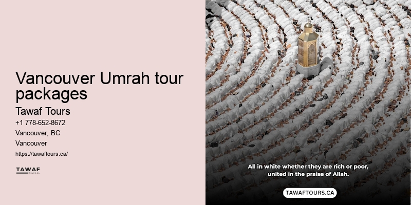 Vancouver to Mecca pilgrimage cost