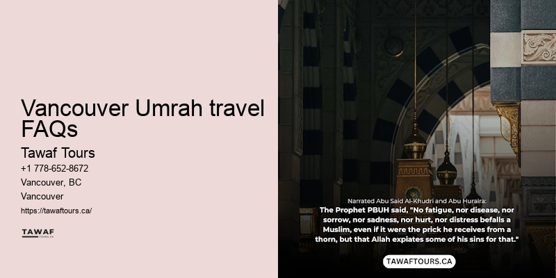 Tawaf Tours Vancouver Umrah itinerary