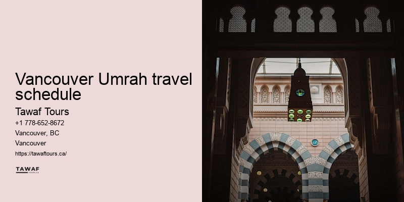 Vancouver Umrah pilgrimage travel