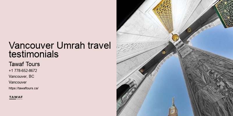 Tawaf Tours Umrah pilgrimage travel agency Vancouver