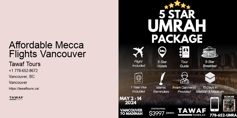 Full-Service Umrah Packages Affordable Mecca Flights Vancouver