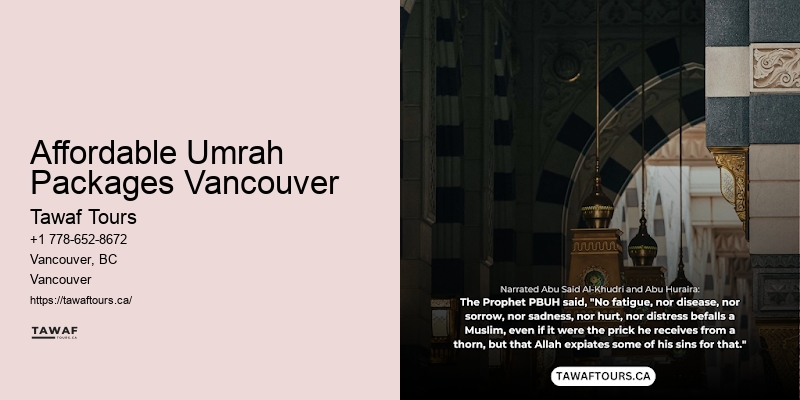 Affordable Umrah Packages Vancouver Pilgrimage Packages