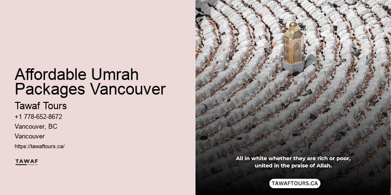 Umrah Tour Deals Affordable Umrah Packages Vancouver