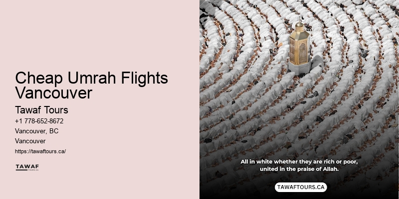 Cheap Umrah Flights Vancouver Umrah Trip Packages