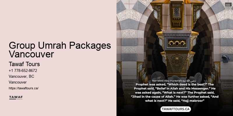 Group Umrah Packages Vancouver Umrah Premium Travel