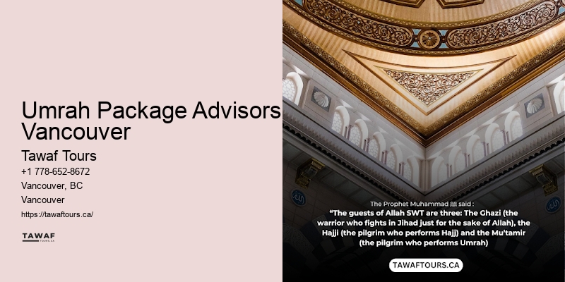 Luxury Hajj Packages Umrah Package Advisors Vancouver