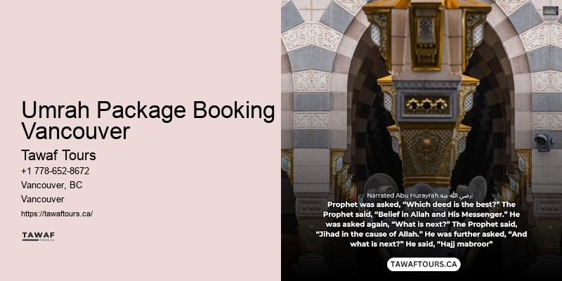 Premium Umrah Packages Umrah Package Booking Vancouver