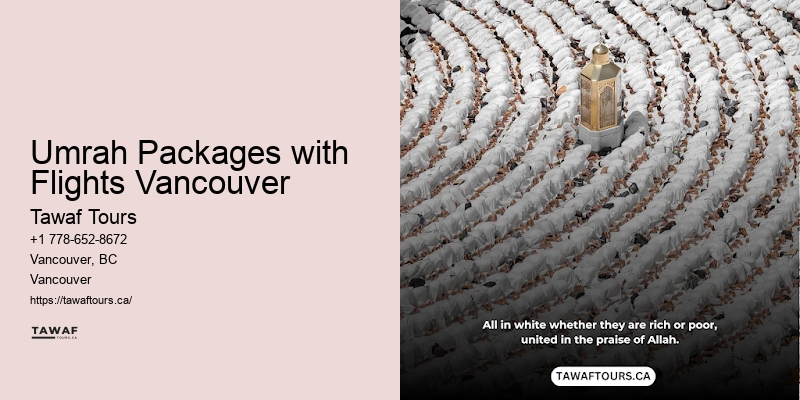 Umrah Packages with Flights Vancouver Umrah for Couples