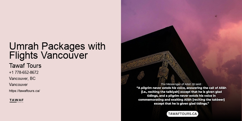 Umrah Packages with Flights Vancouver Family Umrah Packages