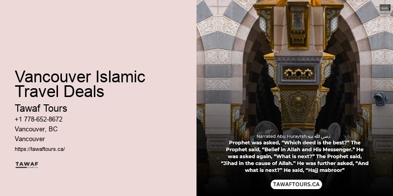 Personalized Umrah Tours Vancouver Islamic Travel Deals