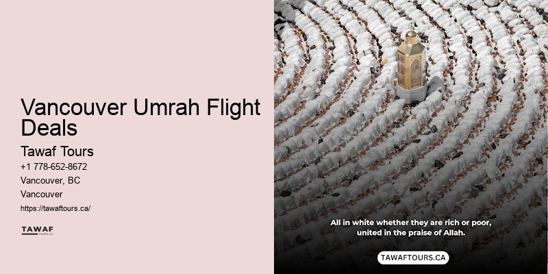 Umrah Promotions Vancouver Umrah Flight Deals