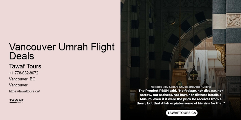 Umrah Deals and Packages Vancouver Umrah Flight Deals