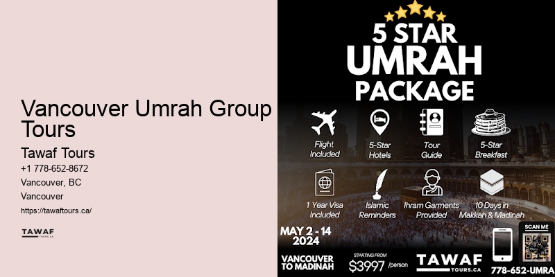 Umrah Group Packages Vancouver Umrah Group Tours