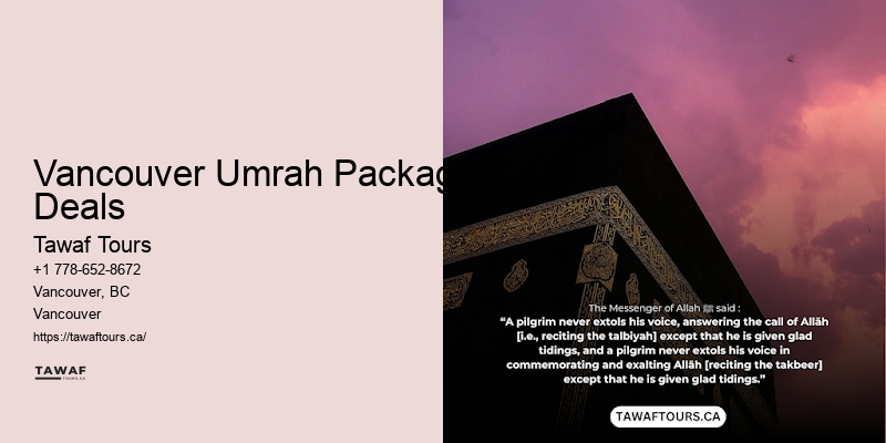 Direct Hajj Packages Vancouver Umrah Package Deals