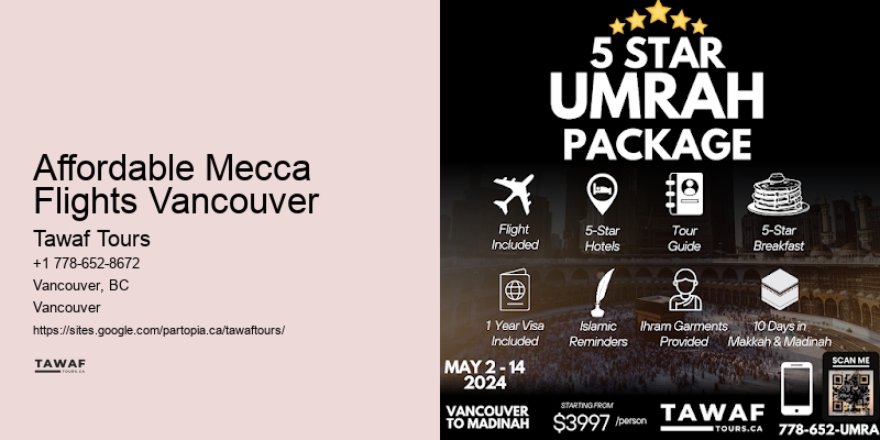 Hajj Travel Packages Affordable Mecca Flights Vancouver