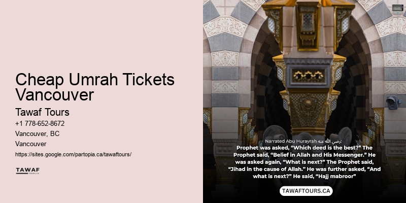 Affordable Hajj Packages Cheap Umrah Tickets Vancouver