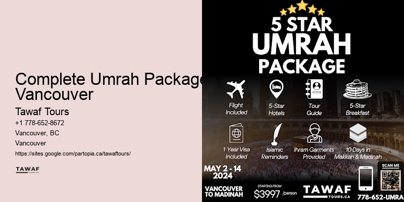 Umrah Package From Complete Umrah Packages Vancouver