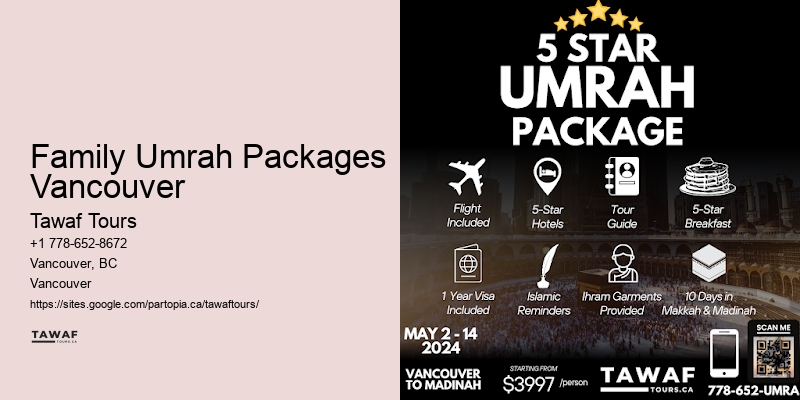 Umrah Travel Discounts Family Umrah Packages Vancouver