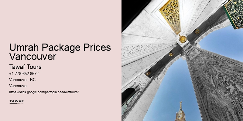 Exclusive Umrah Tours Umrah Package Prices Vancouver