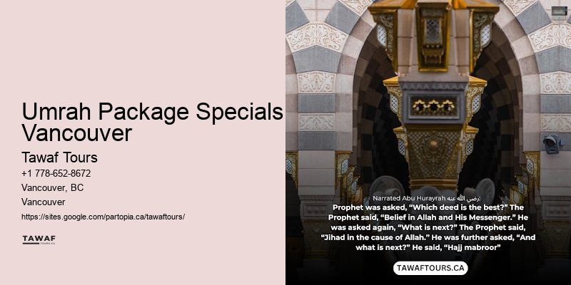 Umrah Package Specials Vancouver Umrah Tour Operators