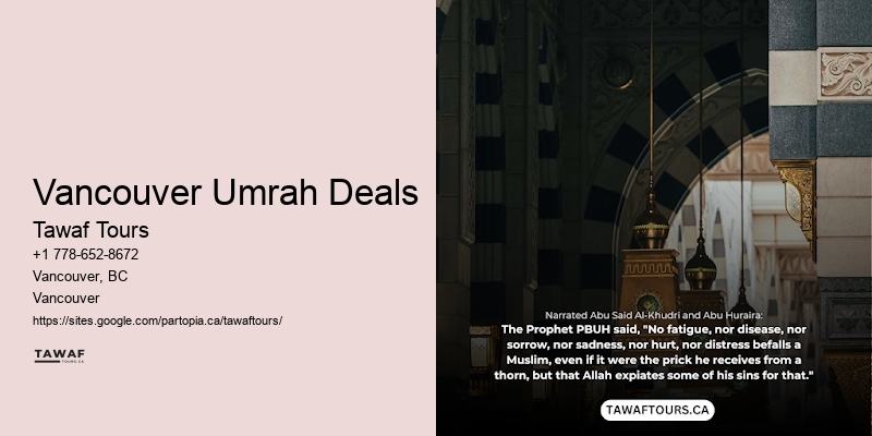 Umrah Group Packages Vancouver Umrah Deals