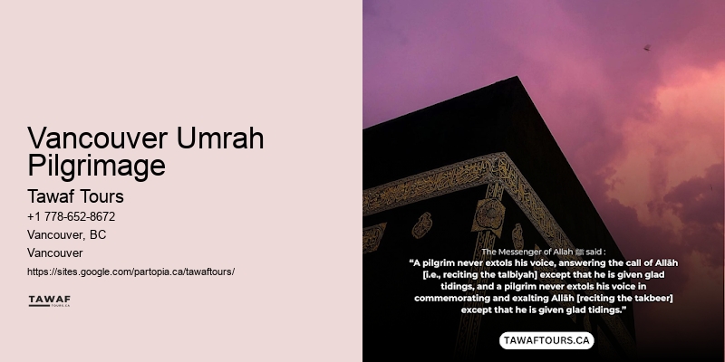 Umrah Tour Planner Vancouver Umrah Pilgrimage