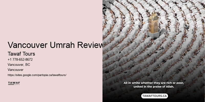 Group Umrah Travel Vancouver Umrah Reviews